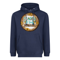 Navy teacher of tiny earrings Heavyweight Hoodie - BundleAndBundleShop