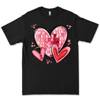 Black valentines hearts Premium Tee - MaliasSmallBusiness