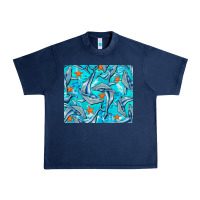 Navy humpback whale mousepad Urban Heavy Tee - BarkalooDesign