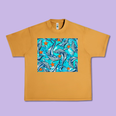 Humpback Whale Mousepad Urban Heavy Tee Designed By Barkaloodesign