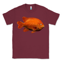 Burgundy California Garibaldi Fish Classic Tee - RanaPortraitStore
