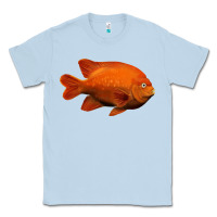 Dusty Blue California Garibaldi Fish Classic Tee - RanaPortraitStore