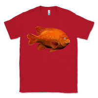 Red California Garibaldi Fish Classic Tee - RanaPortraitStore