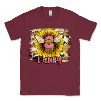 Burgundy bee happy Classic Tee - JahusDesignShop
