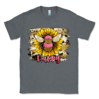 Charcoal Heather bee happy Classic Tee - JahusDesignShop