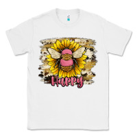 White bee happy Classic Tee - JahusDesignShop