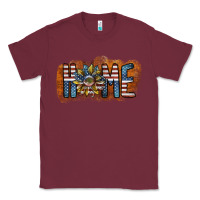 Burgundy home america Classic Tee - SublimationCraftShop