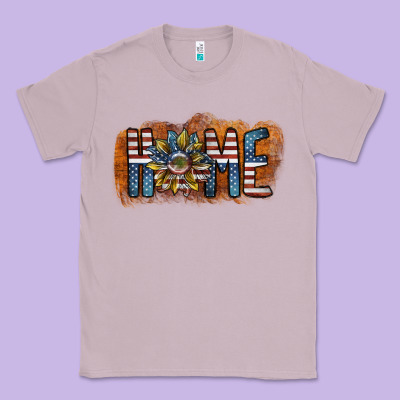 Home America Classic Tee Designed By Sublimationcraftshop