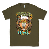 Army Green wild west Classic Tee - Artiststas