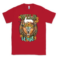 Red wild west Classic Tee - Artiststas