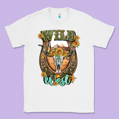 Wild West Classic Tee Designed By Artiststas