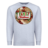 Heather Grey Family Christmas Premium Sweatshirt - FaDigitalArtStudio