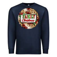 Navy Family Christmas Premium Sweatshirt - FaDigitalArtStudio