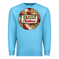 Ocean Blue Family Christmas Premium Sweatshirt - FaDigitalArtStudio