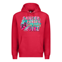 Cardinal Cancer picked the wrong girl Breast Cancer Premium Hoodie - FaDigitalArtStudio