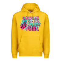 Lemon Cancer picked the wrong girl Breast Cancer Premium Hoodie - FaDigitalArtStudio