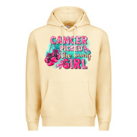 Pina Colada Cancer picked the wrong girl Breast Cancer Premium Hoodie - FaDigitalArtStudio