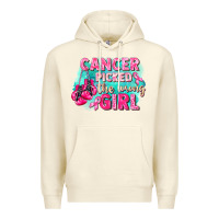 Sandshell Cancer picked the wrong girl Breast Cancer Premium Hoodie - FaDigitalArtStudio