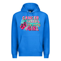 True Royal Cancer picked the wrong girl Breast Cancer Premium Hoodie - FaDigitalArtStudio