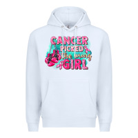 White Cancer picked the wrong girl Breast Cancer Premium Hoodie - FaDigitalArtStudio