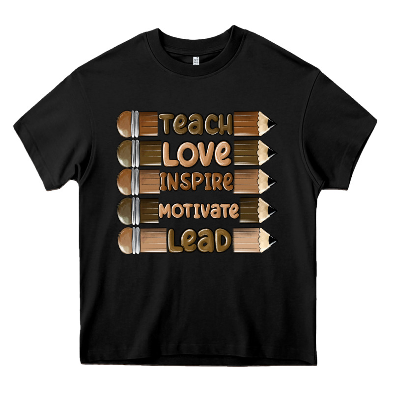 Teach Love Inspire Heavy Core Tee by MaliasSmallBusiness | Teevron