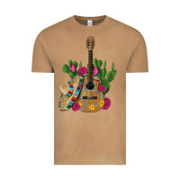 Vintage Camel ,mexican sombrero guitar rose cactus Vintage Tee - Artiststas