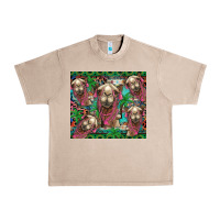 French Oak camel face Urban Heavy Tee - BarkalooDesign