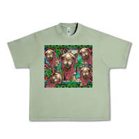Oil Green camel face Urban Heavy Tee - BarkalooDesign