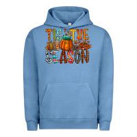 Pigment Pebble Blue tis the season Urban Hoodie - RacoonDesign
