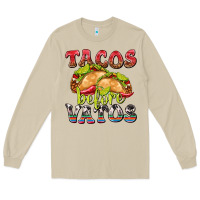 Mushroom Tacos Before Vatos Long Sleeve Tee - texasbilliewilder