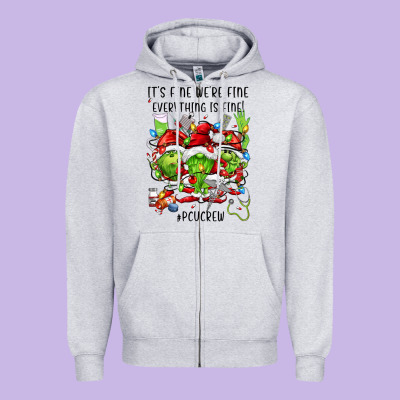 A Progressive Care Unit Nurse Or Pcu Nurse Zipper Hoodie Designed By Fadigitalartstudio