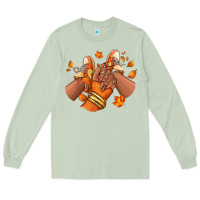 Matcha Black girl Fall sneakers Long Sleeve Tee - RanaPortraitStore