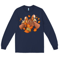 Navy Black girl Fall sneakers Long Sleeve Tee - RanaPortraitStore