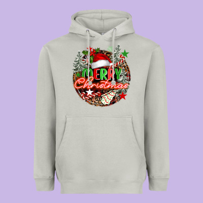 Merry Christmas Heavyweight Hoodie Designed By Fadigitalartstudio