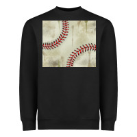 Dirty Baseball Pattern Heavyweight Sweatshirt | Teevron
