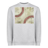 Heather Grey dirty baseball pattern Heavyweight Sweatshirt - TumblerDesignByShophia