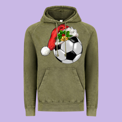Christmas Sports Vintage Hoodie Designed By Barkaloodesign