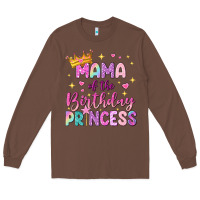 Chestnut mama of the birthday princess Long Sleeve Tee - NancyCooperArtShop