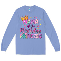 Colony Blue mama of the birthday princess Long Sleeve Tee - NancyCooperArtShop