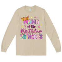 Mushroom mama of the birthday princess Long Sleeve Tee - NancyCooperArtShop