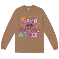 Toasted Coconut mama of the birthday princess Long Sleeve Tee - NancyCooperArtShop