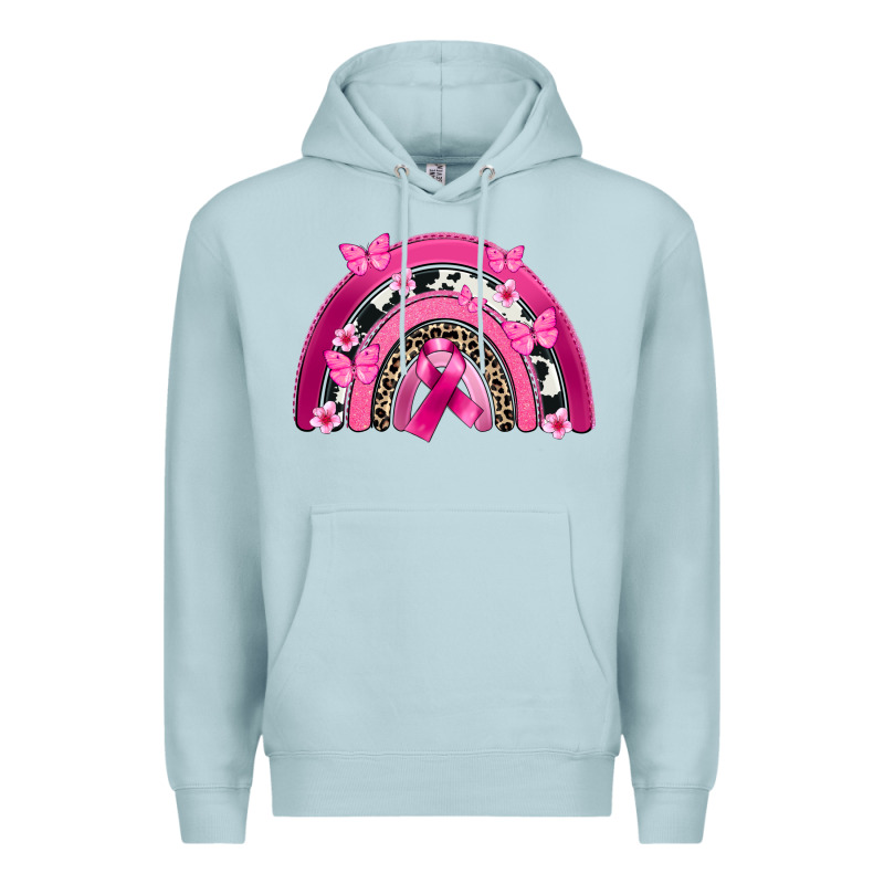 Breast Cancer Rainbow Premium Hoodie by FaDigitalArtStudio | Teevron
