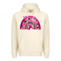 Sandshell Breast Cancer rainbow Premium Hoodie - FaDigitalArtStudio