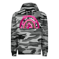 Slate Camo Breast Cancer rainbow Premium Hoodie - FaDigitalArtStudio
