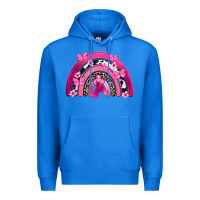 True Royal Breast Cancer rainbow Premium Hoodie - FaDigitalArtStudio