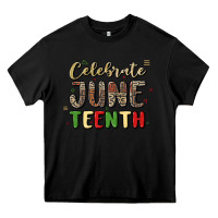 Black celebrate juneteenth Heavy Core Tee - MaliasSmallBusiness