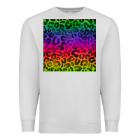 Dove Grey colorful leopard seamless pattern Premium Sweatshirt - BundleAndBundleShop
