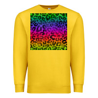 Lemon colorful leopard seamless pattern Premium Sweatshirt - BundleAndBundleShop