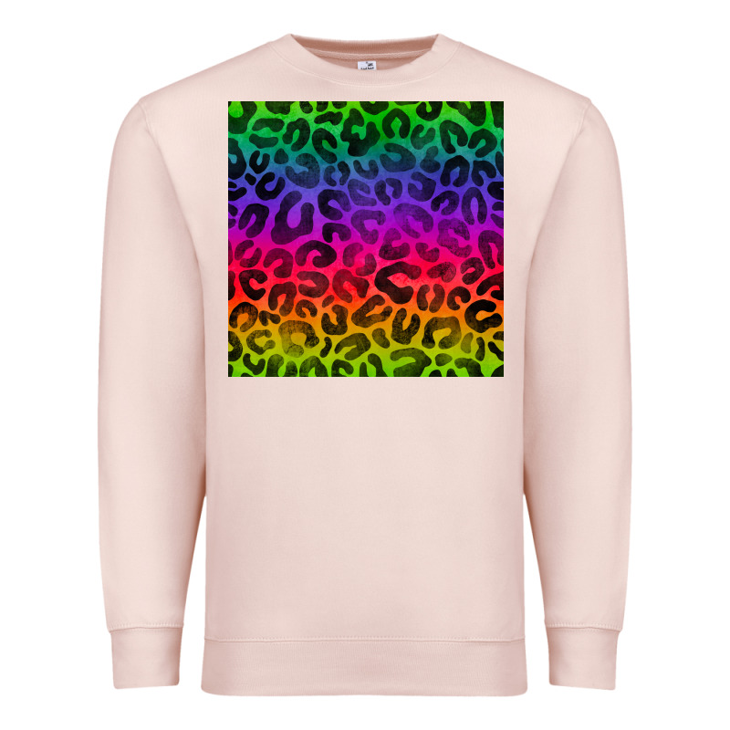 Colorful Leopard Seamless Pattern Premium Sweatshirt by BundleAndBundleShop | Teevron