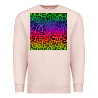 Pale Pink colorful leopard seamless pattern Premium Sweatshirt - BundleAndBundleShop